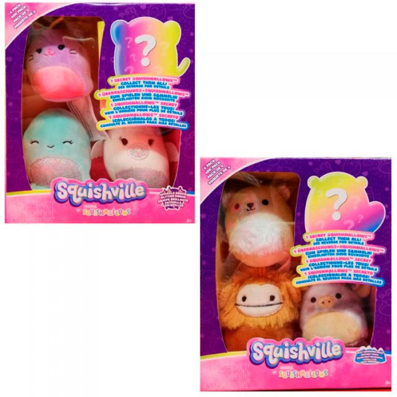 Squishmallows plush toy set assorted 5cm