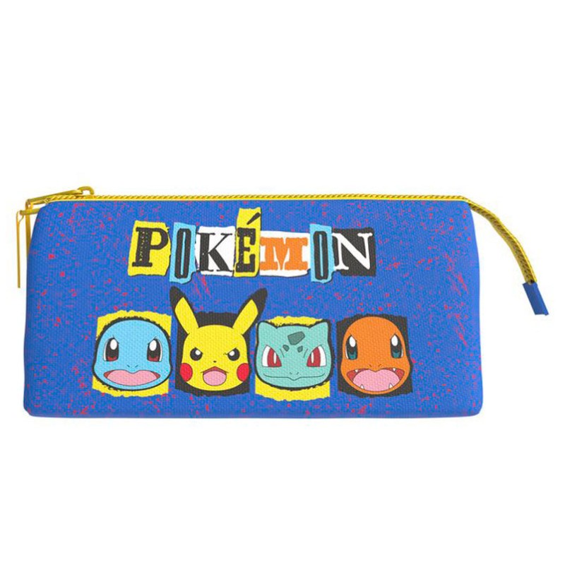 Pokemon triple pencil case Pokemon triple pencil case