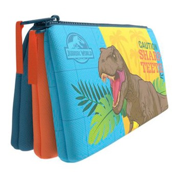 Jurassic World pencil case triple