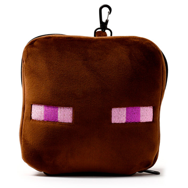 Relaxeazzz Minecraft Enderman travel pillow eye mask