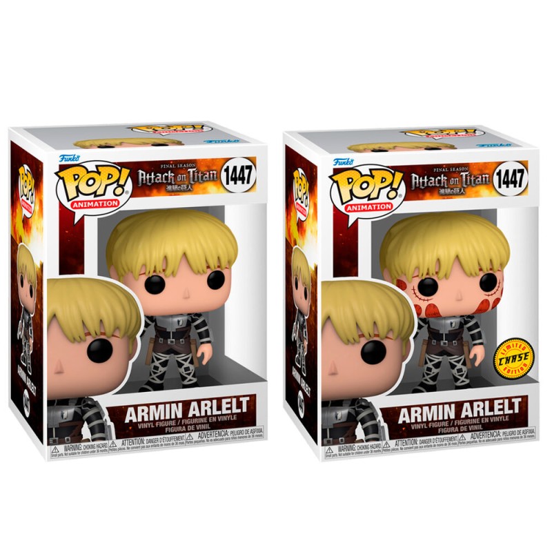 POP figure Attack on Titan Armin Arlelt 5 + 1 Chase POP figure Attack on Titan Armin Arlelt 5 + 1 Chase
