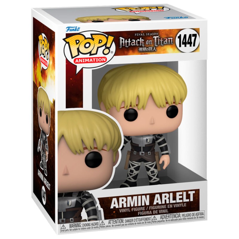 POP figure Attack on Titan Armin Arlelt 5 + 1 Chase POP figure Attack on Titan Armin Arlelt 5 + 1 Chase