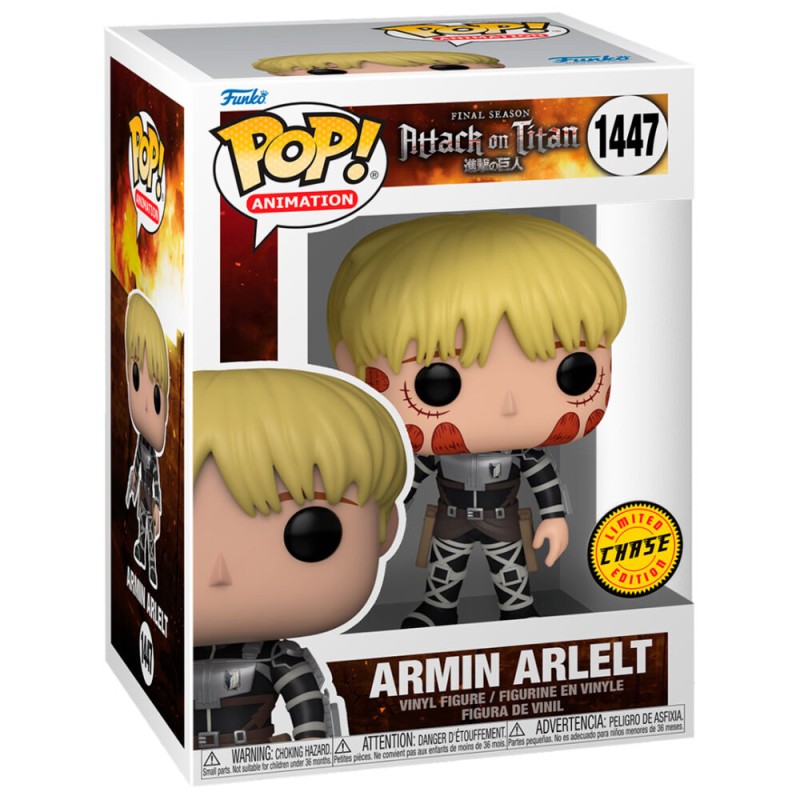 POP figure Attack on Titan Armin Arlelt 5 + 1 Chase POP figure Attack on Titan Armin Arlelt 5 + 1 Chase