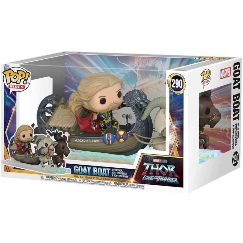 POP figure Marvel Thor Love and Thunder Thor Goat Boat