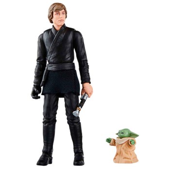 Star Wars The Book of Boba Fett Luke Skywalker & Grogu figures 9.5cm