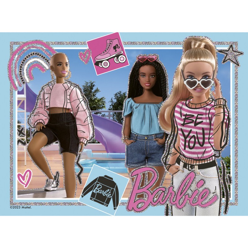 Barbie puzzle 12-16-20-24pzs