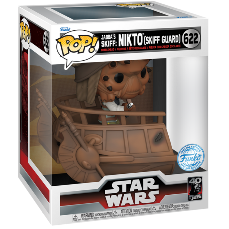 POP figure Deluxe Star Wars Nikto Skiff Guard Exclusive