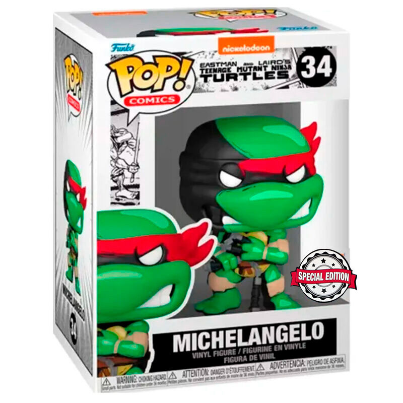 POP figure Ninja Turtles Michelangelo Exclusive 5 + 1 Chase POP figure Ninja Turtles Michelangelo Exclusive 5 + 1 Chase