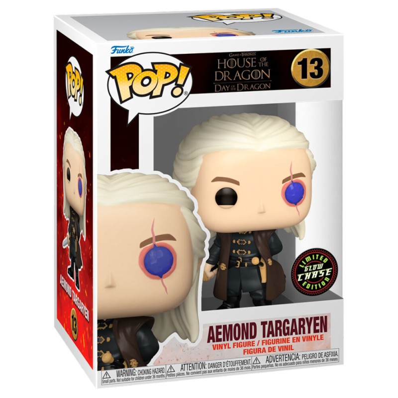 POP figure House of the Dragon Aemond Targaryen 5 + 1 Chase POP figure House of the Dragon Aemond Targaryen 5 + 1 Chase