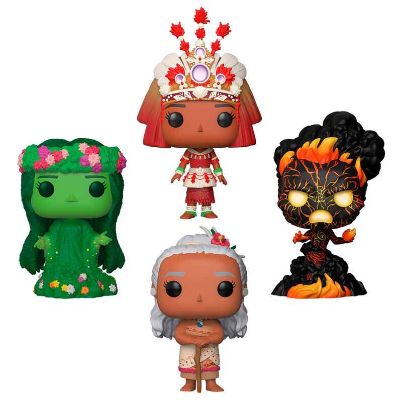 POP pack 4 figures Disney Vaiana Moana Exclusive