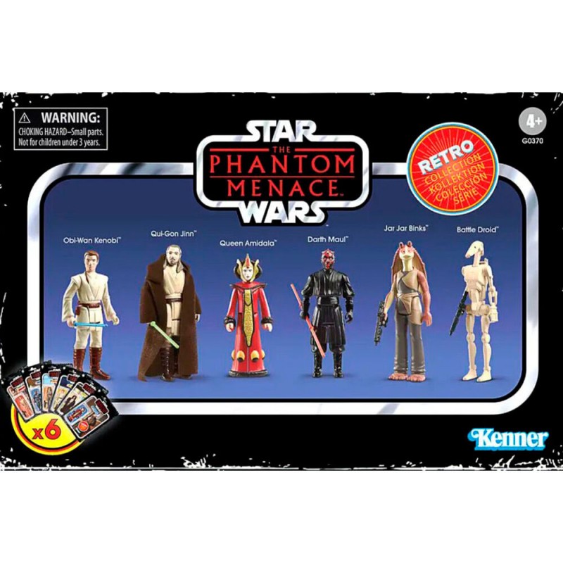 Star Wars Phantom Menace Set figures 9.5cm