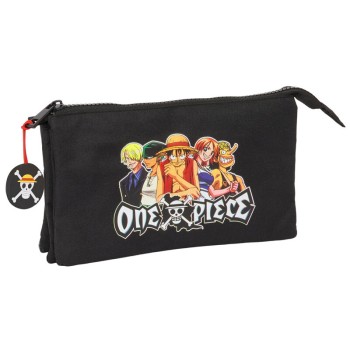 One Piece triple pencil case