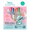 Disney Stitch notebook + 6 gel pens set
