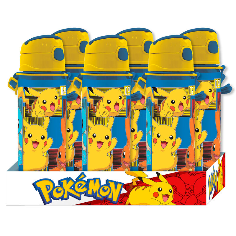 Pokemon assorted aluminium bottle 600ml Pokemon assorted aluminium bottle 600ml