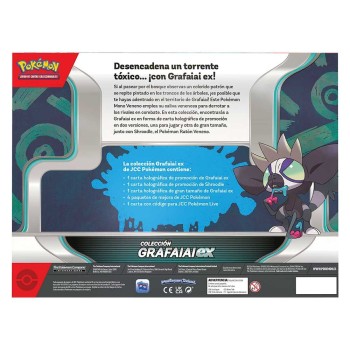 Spanish Pokemon Grafaiai trading card game April ex box