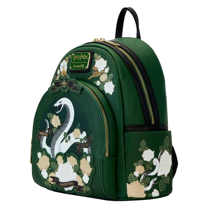 Loungefly Harry Potter Slytherin House Floral backpack 26cm