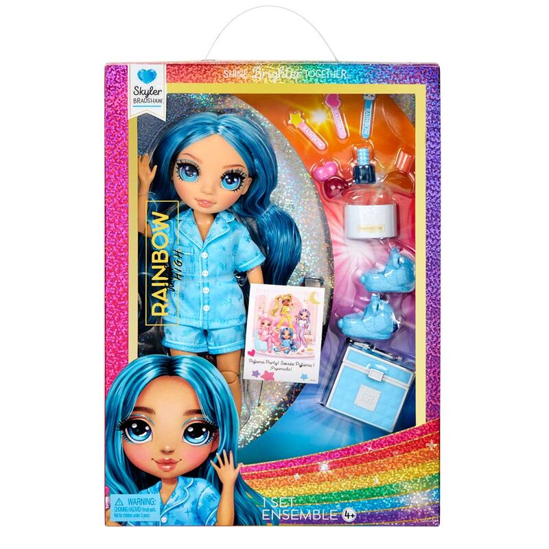 Rainbow High pyjama party Skyler doll 22cm
