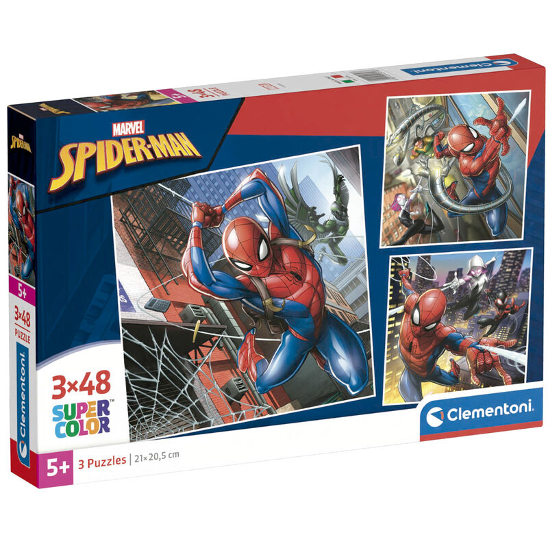 Marvel Spiderman puzzle 3x48pcs Marvel Spiderman puzzle 3x48pcs