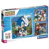 Sonic the Hedgehog puzzle 3x48pcs