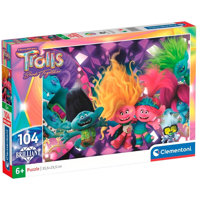 Trolls puzzle 104pcs