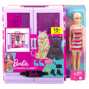 Barbie Fashionista Ultimate Closet + doll