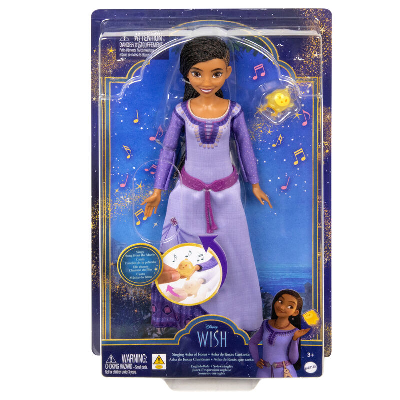 Spanish Disney Wish Singing Asha of Rosas doll Spanish Disney Wish Singing Asha of Rosas doll