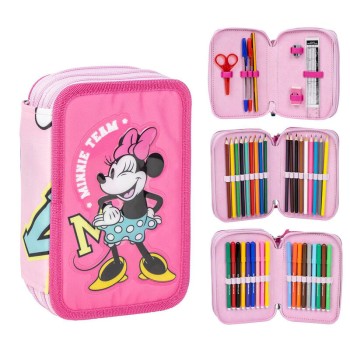 Disney Minnie triple pencil case