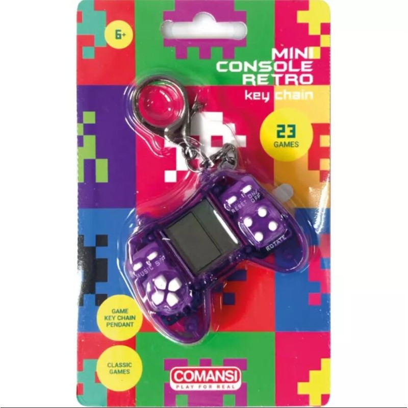 Retro mini console Keychain assorted
