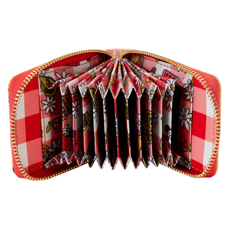 Loungefly Disney Mickey & Friends Picnic Blanket accordion wallet