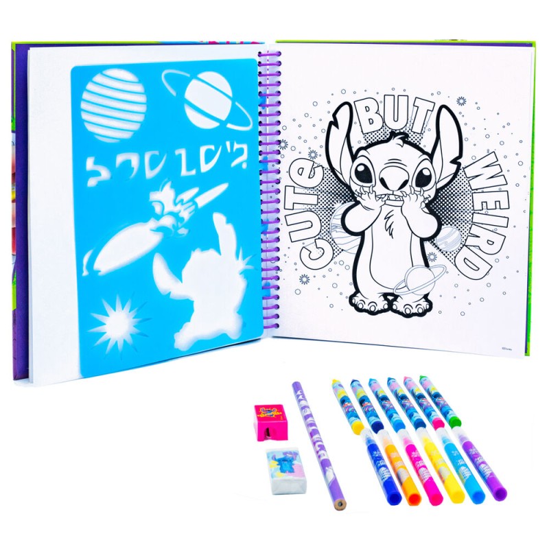 Disney Sittch activity stencil book