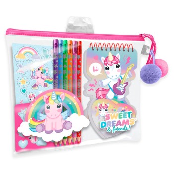 Sweet Dreams stationery set in bag