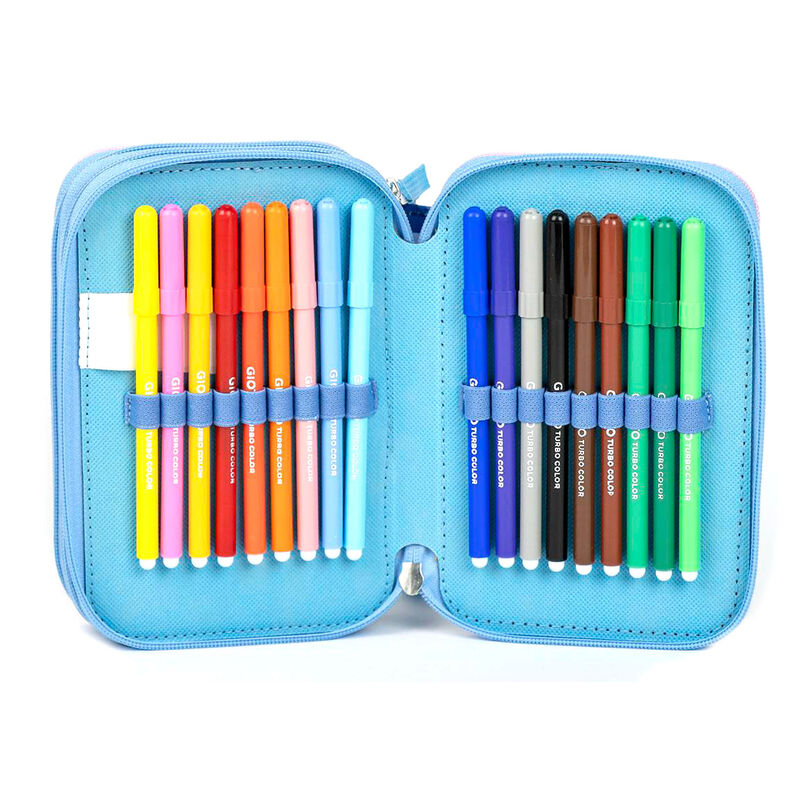 Disney Stitch triple pencil case