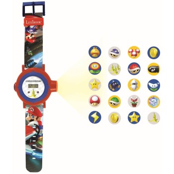Super Mario Bros digital projector clock