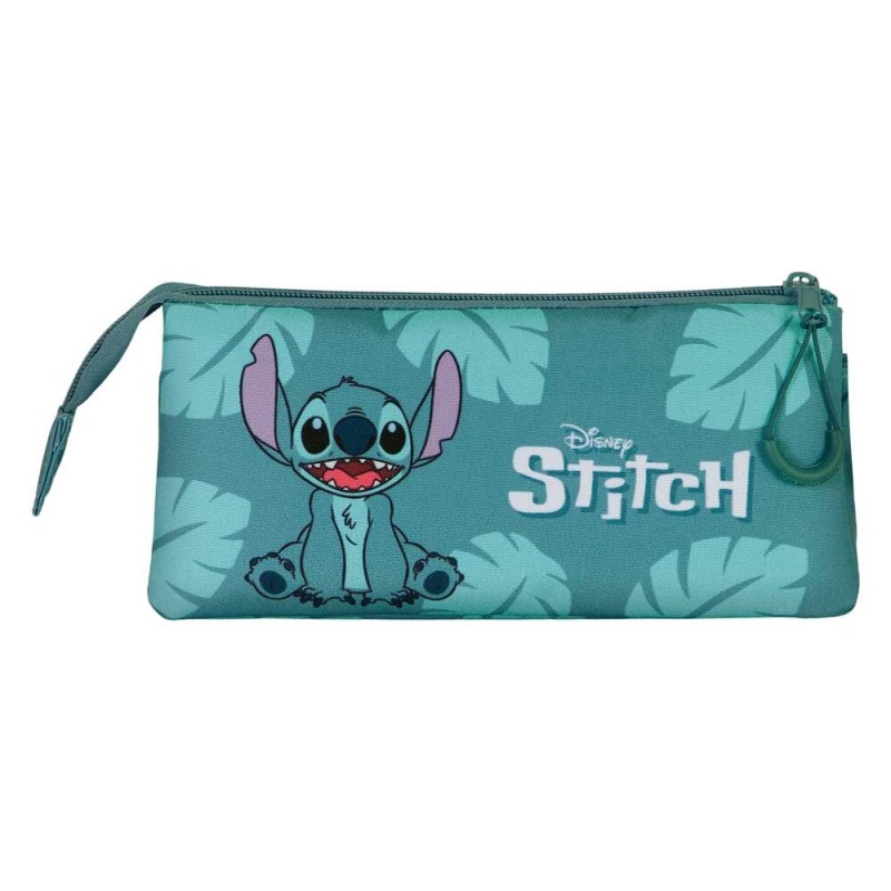 Disney Stitch Sit triple pencil case