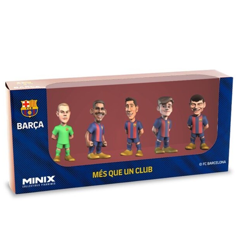 FC Barcelona Minix pack 5 figures 7cm