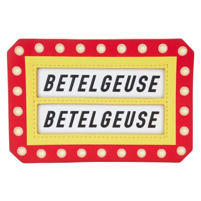 Loungelfy Beetlejuice Here Lies Betelgeuse Marquee card holder Loungelfy Beetlejuice Here Lies Betelgeuse Marquee card holder