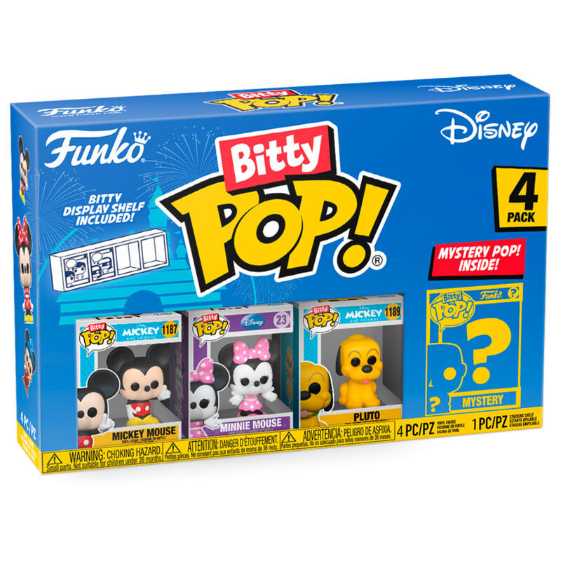 Assorted Blister 4 figures Bitty POP Disney Classic