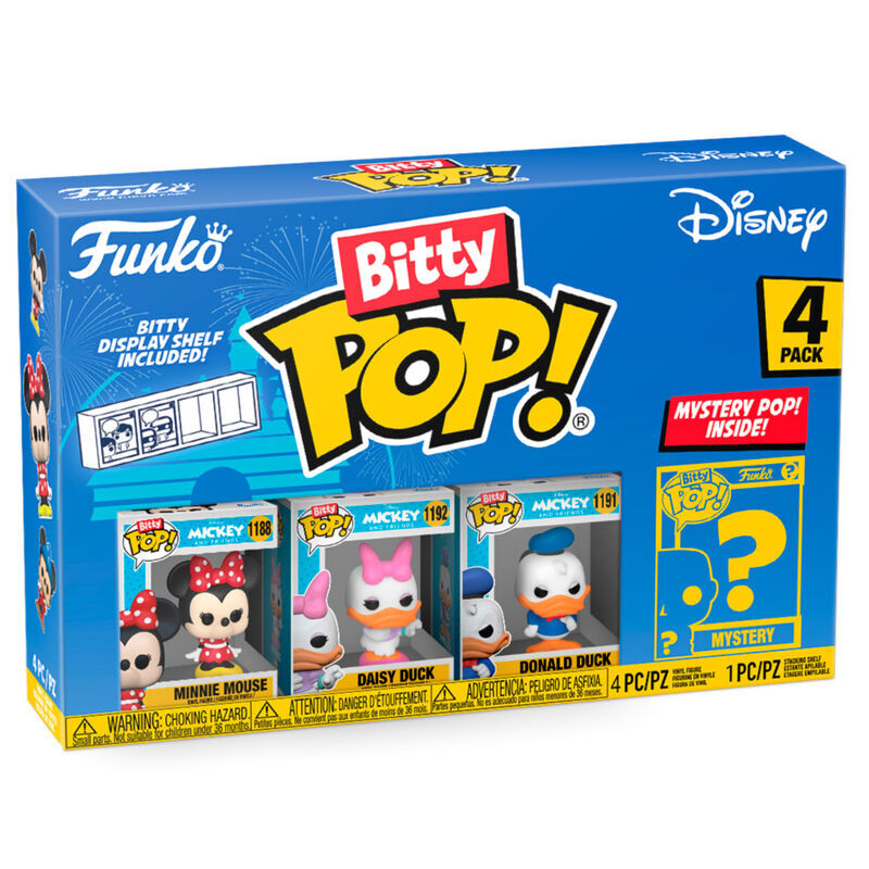 Assorted Blister 4 figures Bitty POP Disney Classic