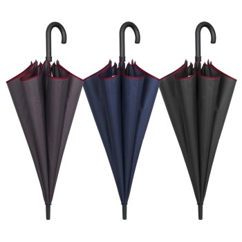 Automatic golf umbrella assorted 65cm