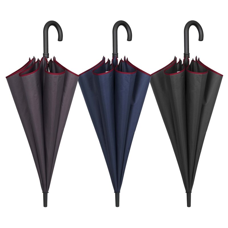 Automatic golf umbrella assorted 65cm