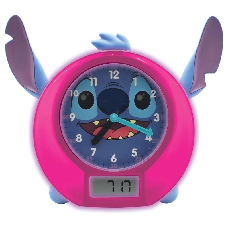 English Disney Stitch Storytelling educational clock and lights