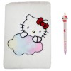 Hello Kitty plush notebook + pen set Hello Kitty plush notebook + pen set