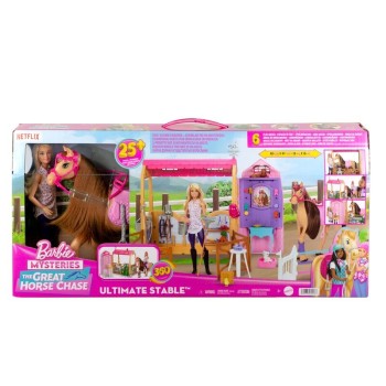 Barbie Barbie doll with horse and stable Barbie Barbie doll with horse and stable