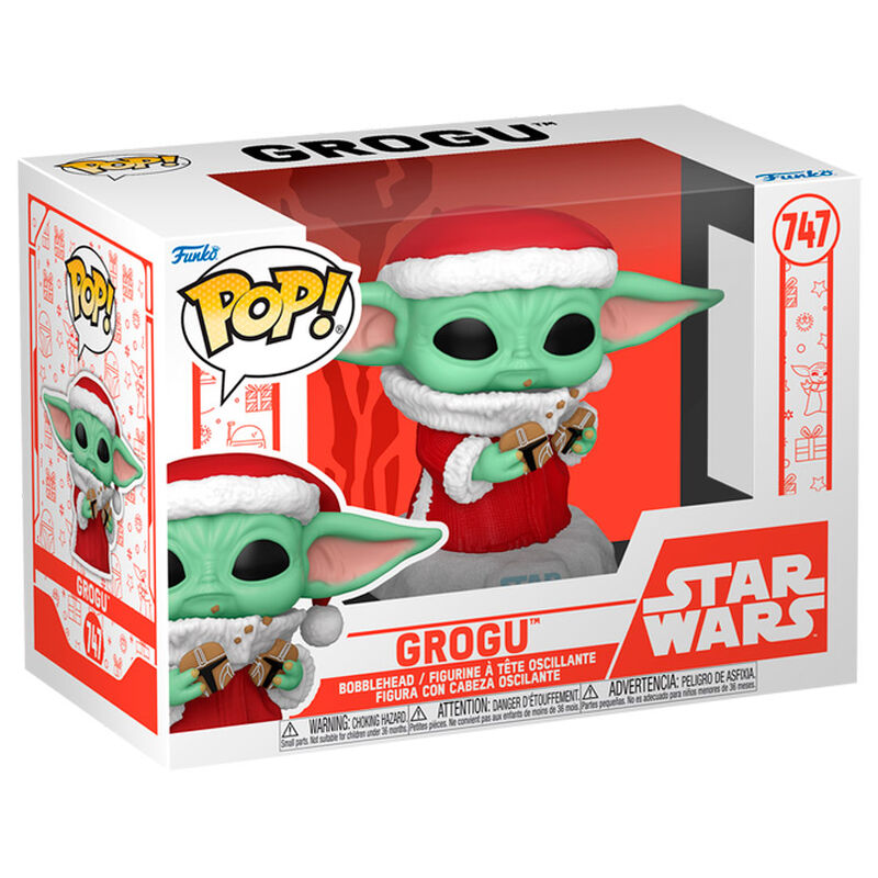 POP figure Star Wars Grogu with Christmas Cookie