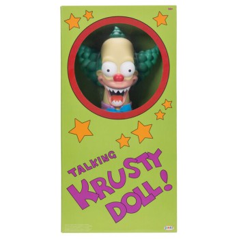 English The Simpsons Krusty The Clown Talking doll 44cm English The Simpsons Krusty The Clown Talking doll 44cm