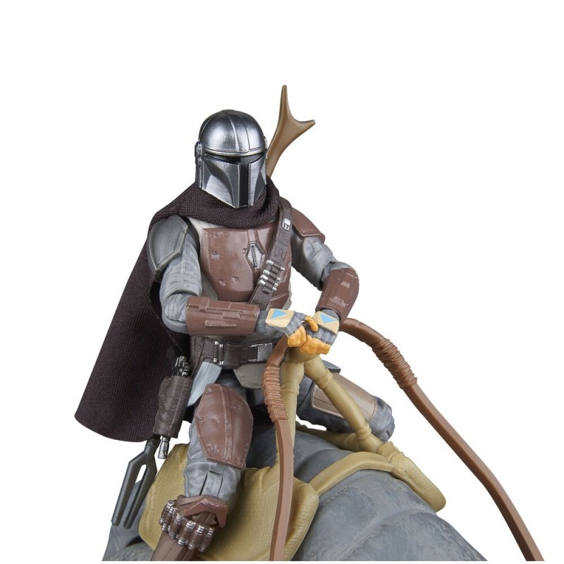 Star Wars The Mandalorian - Blurrg & Mandalorian set 2 figures 9.5cm
