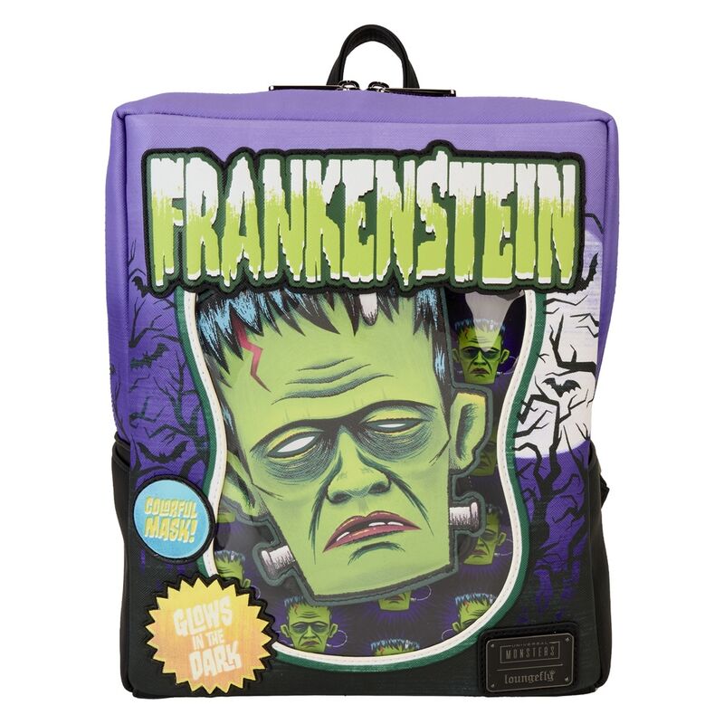 Loungefly Universal Monster Frankenstein Neon Mask backpack 28cm
