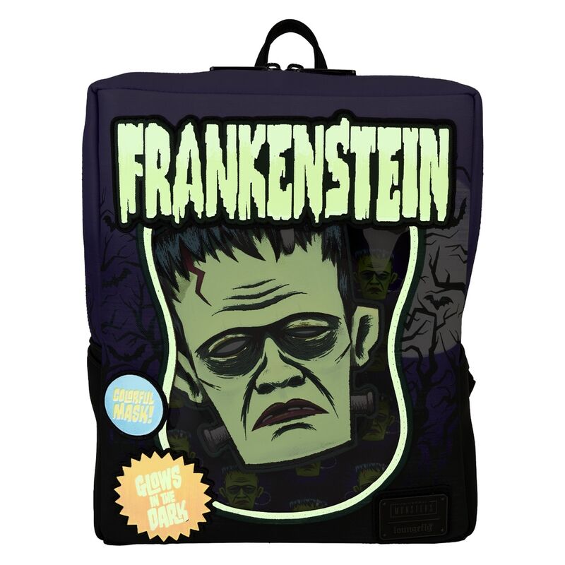 Loungefly Universal Monster Frankenstein Neon Mask backpack 28cm