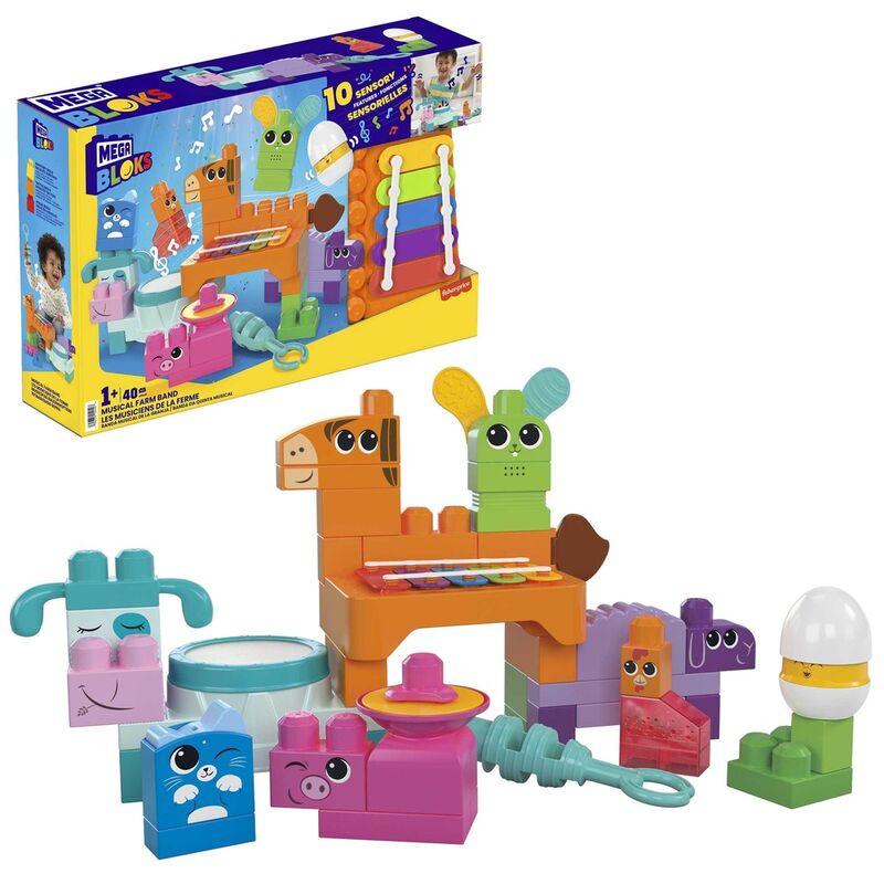 Mega Bloks Musical Farm Band 45pcs