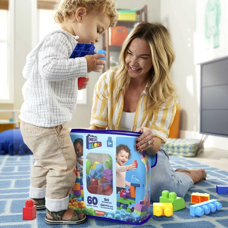 Mega Bloks Blue Bag 60pcs